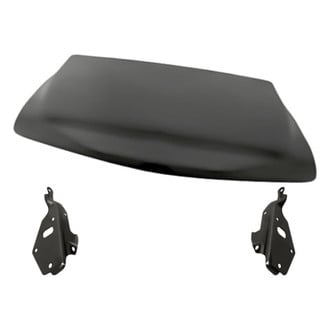Replacement - 3-Piece (Hood Panel, Driver and Passenger Side Hood Hinge)