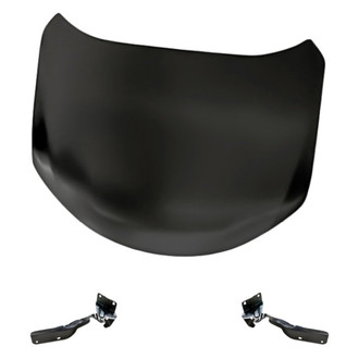 Replacement - 3-Piece (Hood Panel, Driver and Passenger Side Hood Hinge) (Standard Line)