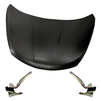 Replacement - 3-Piece (Hood Panel, Driver and Passenger Side Hood Hinge) (Standard Line)