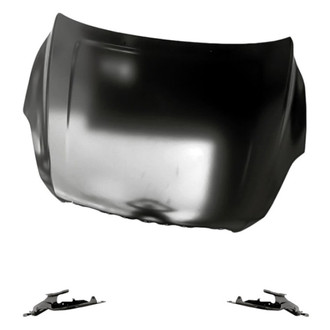 Replacement - 3-Piece (Hood Panel, Driver and Passenger Side Hood Hinge) (Standard Line)