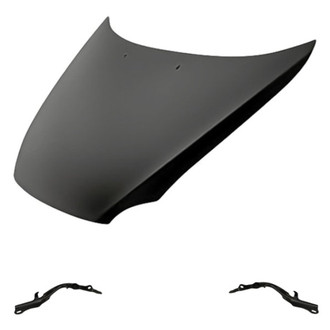 Replacement - 3-Piece (Hood Panel, Driver and Passenger Side Hood Hinge) (Standard Line)
