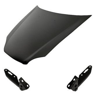 Replacement - 3-Piece (Hood Panel, Driver and Passenger Side Hood Hinge) (Standard Line)