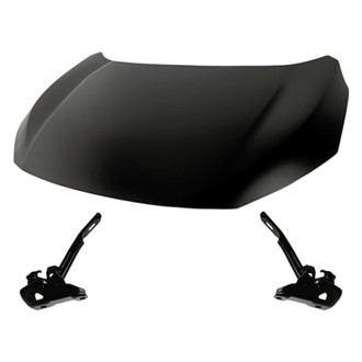 Replacement - 3-Piece (Hood Panel, Driver and Passenger Side Hood Hinge) (Standard Line)