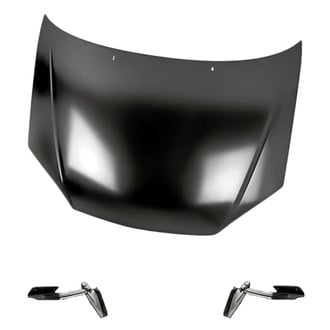 Replacement - 3-Piece (Hood Panel, Driver and Passenger Side Hood Hinge) (Standard Line)