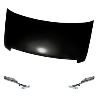 Replacement - 3-Piece (Hood Panel, Driver and Passenger Side Hood Hinge) (Standard Line)