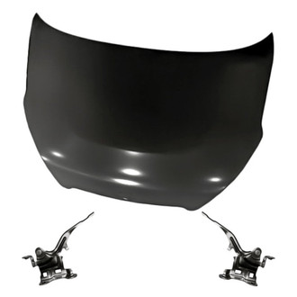 Replacement - 3-Piece (Hood Panel, Driver and Passenger Side Hood Hinge) (Standard Line)