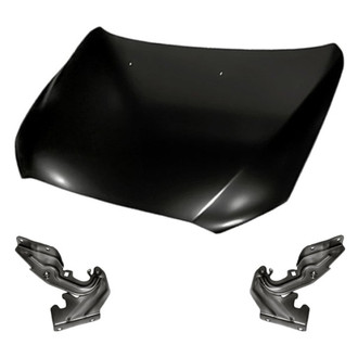 Replacement - 3-Piece (Hood Panel, Driver and Passenger Side Hood Hinge) (Standard Line)