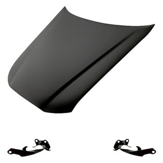 Replacement - 3-Piece (Hood Panel, Driver and Passenger Side Hood Hinge) (Standard Line)
