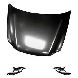 Replacement - 3-Piece (Hood Panel, Driver and Passenger Side Hood Hinge) (Standard Line)