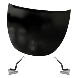 Replacement - 3-Piece (Hood Panel, Driver and Passenger Side Hood Hinge) (Standard Line)