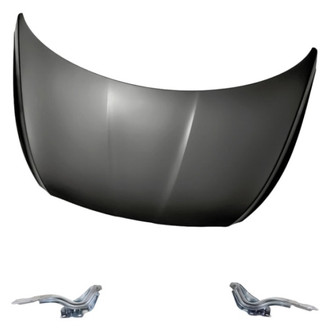 Replacement - 3-Piece (Hood Panel, Driver and Passenger Side Hood Hinge) (Standard Line)