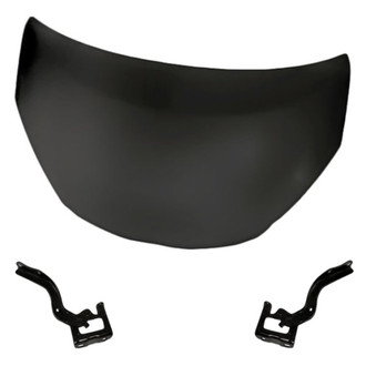 Replacement - 3-Piece (Hood Panel, Driver and Passenger Side Hood Hinge) (Standard Line)