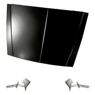 Replacement - 3-Piece (Hood Panel, Driver and Passenger Side Hood Hinge) (Standard Line)
