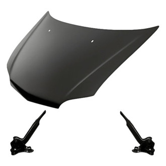 Replacement - 3-Piece (Hood Panel, Driver and Passenger Side Hood Hinge) (Standard Line)
