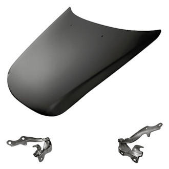 Replacement - 3-Piece (Hood Panel, Driver and Passenger Side Hood Hinge) (Standard Line)