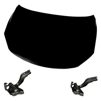 Replacement - 3-Piece (Hood Panel, Driver and Passenger Side Hood Hinge) (Standard Line)