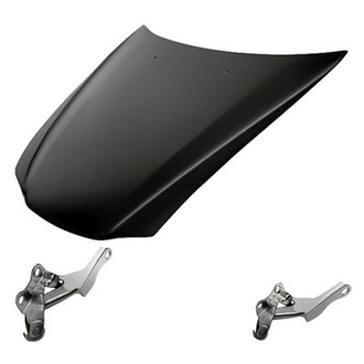 Replacement - 3-Piece (Hood Panel, Driver and Passenger Side Hood Hinge) (Standard Line)