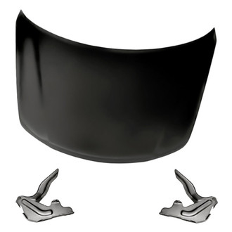 Replacement - 3-Piece (Hood Panel, Driver and Passenger Side Hood Hinge) (Standard Line)