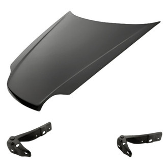 Replacement - 3-Piece (Hood Panel, Driver and Passenger Side Hood Hinge) (Standard Line)