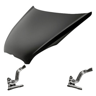 Replacement - 3-Piece (Hood Panel, Driver and Passenger Side Hood Hinge) (Standard Line)