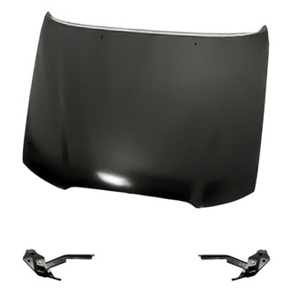 Replacement - 3-Piece (Hood Panel, Driver and Passenger Side Hood Hinge) (Standard Line)