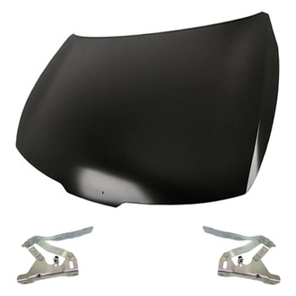 Replacement - 3-Piece (Hood Panel, Driver and Passenger Side Hood Hinge) (Standard Line)
