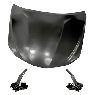Replacement - 3-Piece (Hood Panel, Driver and Passenger Side Hood Hinge) (Standard Line)