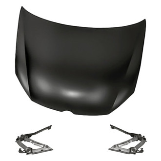 Replacement - 3-Piece (Hood Panel, Driver and Passenger Side Hood Hinge) (Standard Line)