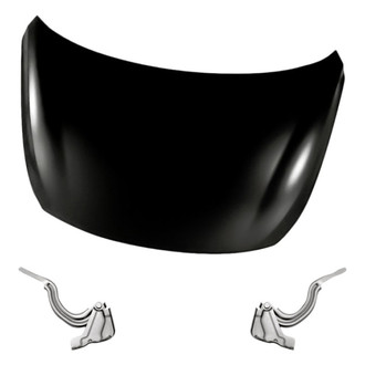 Replacement - 3-Piece (Hood Panel, Driver and Passenger Side Hood Hinge) (Standard Line)