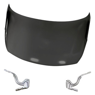 Replacement - 3-Piece (Hood Panel, Driver and Passenger Side Hood Hinge) (Standard Line)