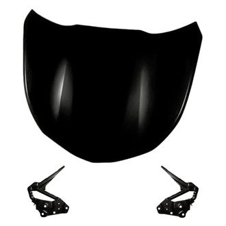 Replacement - 3-Piece (Hood Panel, Driver and Passenger Side Hood Hinge) (Standard Line)