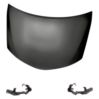Replacement - 3-Piece (Hood Panel, Driver and Passenger Side Hood Hinge) (Standard Line)