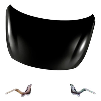 Replacement - 3-Piece (Hood Panel, Driver and Passenger Side Hood Hinge) (Standard Line)