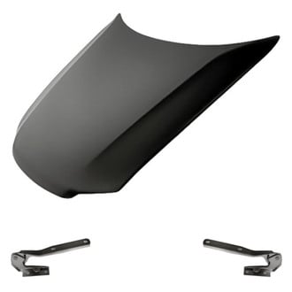 Replacement - 3-Piece (Hood Panel, Driver and Passenger Side Hood Hinge) (Standard Line)