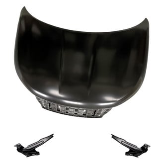 Replacement - 3-Piece (Hood Panel, Driver and Passenger Side Hood Hinge) (Standard Line)