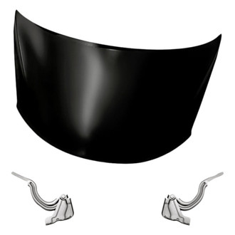Replacement - 3-Piece (Hood Panel, Driver and Passenger Side Hood Hinge) (Standard Line)