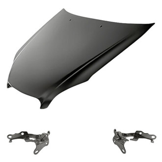 Replacement - 3-Piece (Hood Panel, Driver and Passenger Side Hood Hinge) (Standard Line)
