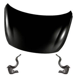 Replacement - 3-Piece (Hood Panel, Driver and Passenger Side Hood Hinge) (Standard Line)