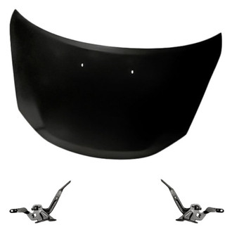 Replacement - 3-Piece (Hood Panel, Driver and Passenger Side Hood Hinge) (Standard Line)
