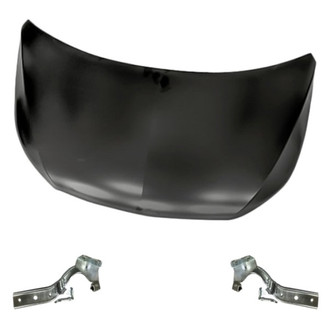 Replacement - 3-Piece (Hood Panel, Driver and Passenger Side Hood Hinge) (Standard Line)