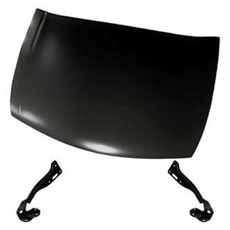 Replacement - 3-Piece (Hood Panel, Driver and Passenger Side Hood Hinge) (Standard Line)
