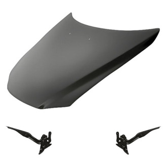 Replacement - 3-Piece (Hood Panel, Driver and Passenger Side Hood Hinge) (Standard Line)