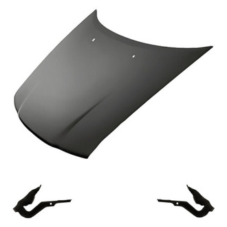 Replacement - 3-Piece (Hood Panel, Driver and Passenger Side Hood Hinge) (Standard Line)