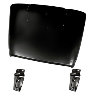 Replacement - 3-Piece (Hood Panel, Driver and Passenger Side Hood Hinge) (Standard Line)