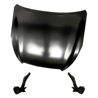 Replacement - 3-Piece (Hood Panel, Driver and Passenger Side Hood Hinge) (Standard Line)