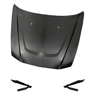 Replacement - 3-Piece (Hood Panel, Driver and Passenger Side Hood Hinge) (Standard Line)