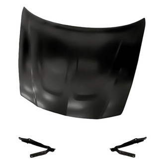 Replacement - 3-Piece (Hood Panel, Driver and Passenger Side Hood Hinge) (Standard Line)