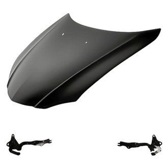 Replacement - 3-Piece (Hood Panel, Driver and Passenger Side Hood Hinge) (Standard Line)