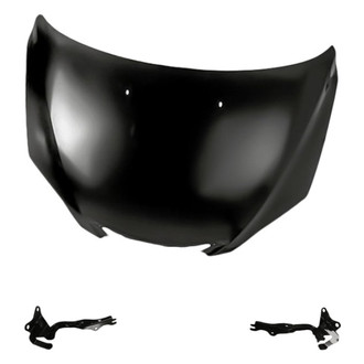 Replacement - 3-Piece (Hood Panel, Driver and Passenger Side Hood Hinge) (Standard Line)