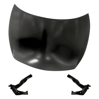 Replacement - 3-Piece (Hood Panel, Driver and Passenger Side Hood Hinge) (Standard Line)